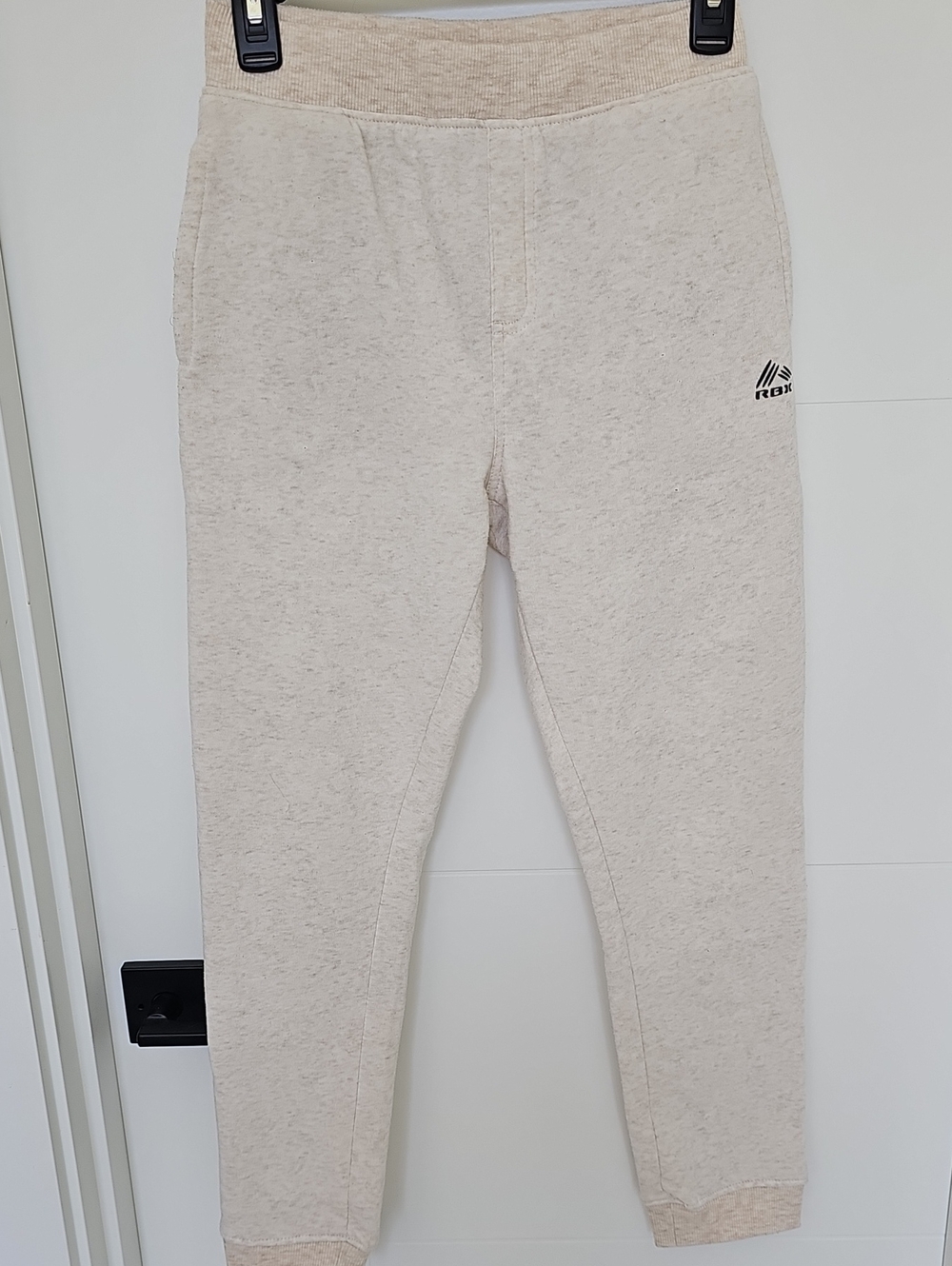 RBX Cream/Beige Sweatpants Kids Sz L 14/16